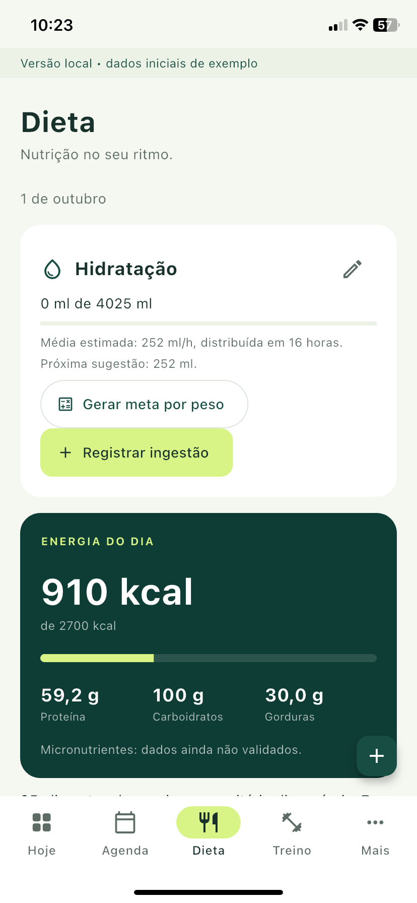 PULSO — Dieta e nutrição