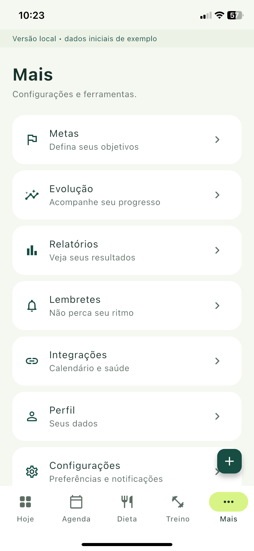 PULSO — Metas e ferramentas