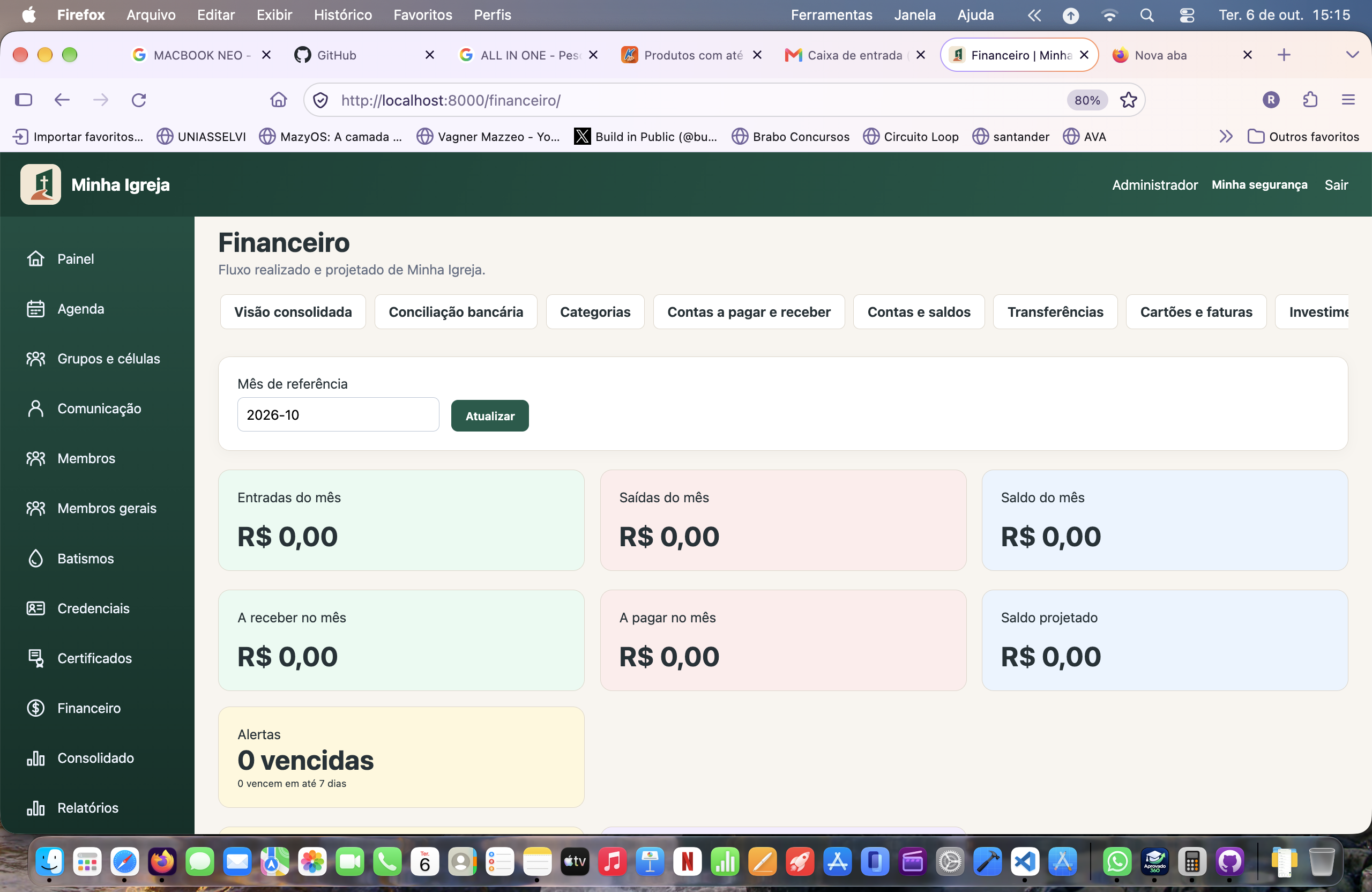 Zelar — Controle financeiro